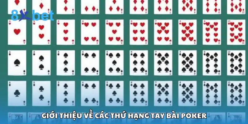 Giới thiệu về các thứ hạng tay bài Poker