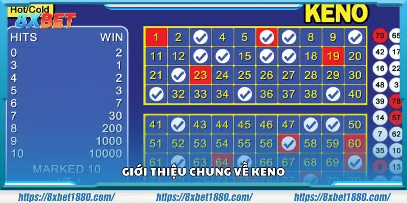 Tổng quan trò chơi Keno cho người mới